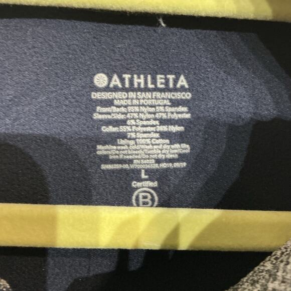 Athleta Heather Gray Andes Hybrid Jacket Sz L - Picture 4 of 10